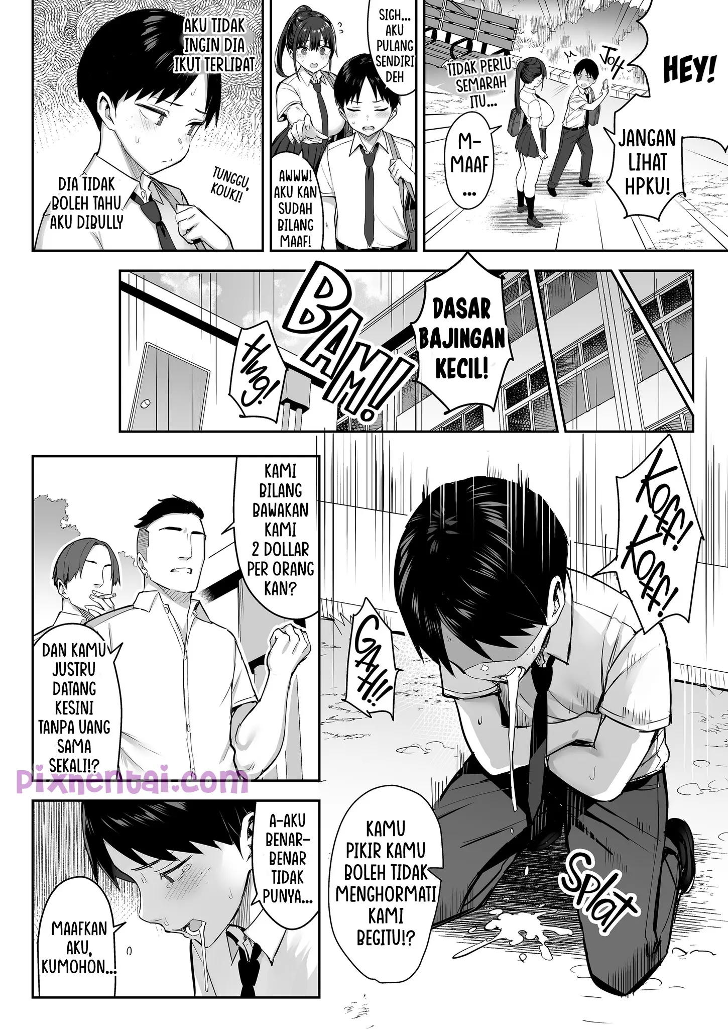 Komik hentai xxx manga sex bokep She Sold Herself Out to Save Me From Bullying Part 1 5